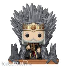 Funko FK76470 - House of the Dragon POP! Deluxe Vinyl Figur Viserys on Throne 9 cm