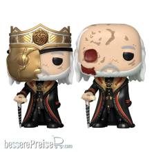Funko FK76474 - House of the Dragon POP! TV Vinyl Figuren Masked Viserys 9 cm Sortiment (6)