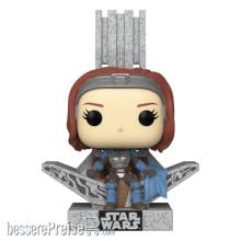 Funko FK76545 - Star Wars: The Mandalorian POP! Deluxe Vinyl Figur Bo Katan w/Throne 9 cm