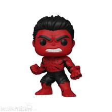 Funko FK77489 - Captain America: Brave New World Super Sized POP! Marvel Vinyl Figur Red Hulk (Retro) 15 cm