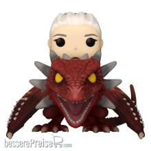 House of the Dragon POP! Rides Deluxe Vinyl Figur Rhaenys Targaryen with Meleys 9 cm