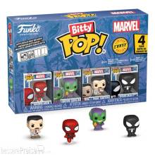 Funko FK85701 - Spider-Man Bitty POP! Vinyl Figuren 4er-Pack Series 1 2 cm