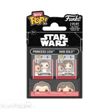 Funko FK88942 - Das Imperium schlägt zurück Bitty POP! Vinyl Figuren 2er-Pack L&H 2,5 cm