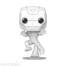 Funko FK90298 - Marvel POP! Vinyl Figur Sketched - Iron Man 9 cm