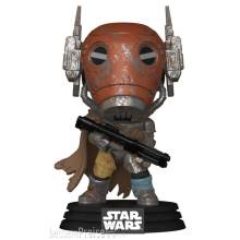 Funko FK90449 - Star Wars: The Mandalorian and Grogu POP! Vinyl Wackelkopf-Figur Mercenary Guard Droid 9 cm