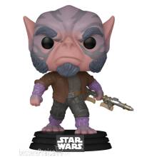 Funko FK90450 - Star Wars: The Mandalorian and Grogu POP! Vinyl Wackelkopf-Figur Zeb Orrelios 9 cm