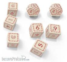 FreeLeague FLEFTOR006 - The One Ring RPG White Dice Set