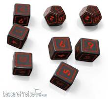 FreeLeague FLEFTOR007 - The One Ring RPG Black Dice Set
