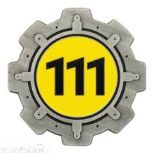 FaNaTtik FNTK-B-FLT86 - Fallout Sammelmünze Vault 111 Door Limited Edition