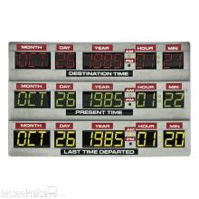 FaNaTtik FNTK-UV-BF213 - Zurück in die Zukunft Metallbarren 40th Anniversary Time Circuits Limited Edition