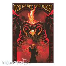 Herr der Ringe Wandbehang You shall not pass! 125 x 85 cm