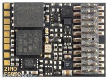 Zimo FS850P22 - Funktions-Sound-Decoder - 21 x 15 x 3,6 mm - Audio 3 W (4-8 ?) - 1,2 A - 10 FADirekter Anschluss Energiespeicher 15 V (unlimitierte Kapazität) auf PluX22