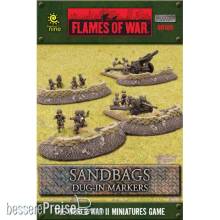 Gale Force Nine Modelling GFNBB108 - Sandbags - Dug In Markers