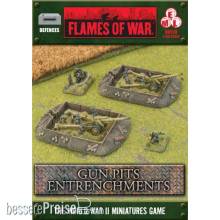 Gale Force Nine Modelling GFNBB118 - Entrenchments - Gun Pit Markers