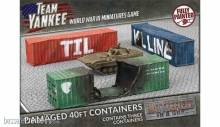 Gale Force Nine Modelling GFNBB253 - Modern: 40ft Shipping Containers - Damaged (x3)