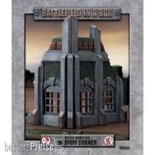 Gale Force Nine GFNBB598 - Gothic Industrial - Medium Corner (x1) - 30mm