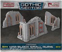 Gale Force Nine GFNBB729 - Gothic Sector: Castograd Hab Block Small Ruins (x3)