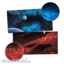 Gale Force Nine Modelling GFNBB955 - Gaming Mat - Crimson Gas Giant / Frozen Star System (6x3)