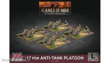 Battlefront Miniatures GFNBBX52 - 17 pdr Anti-Tank Platoon (x4 Plastic)