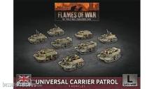 Battlefront Miniatures GFNBBX55 - Universal Carrier Patrol (x9 Plastic)