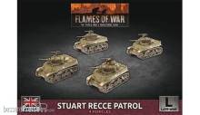 Battlefront Miniatures GFNBBX58 - Stuart Recce Armoured Troop (x4 Plastic)