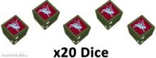 Battlefront Miniatures GFNBR906 - 6th Airborne Division Dice Set (x20)