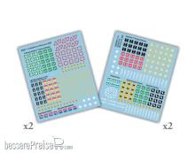 Gale Force Nine GFNBR947 - British Far East & Commonwealth Decals (x4)