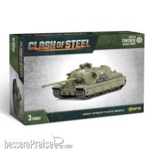 Gale Force Nine Boardgame GFNCSB01 - Clash of Steel Tortoise Assault Tank Troop (x3 Plastic)