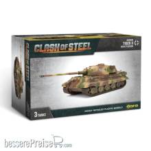 Gale Force Nine Boardgame GFNCSG03 - Clash of Steel Tiger II Heavy Tank Platoon (x3 Plastic)