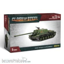 Gale Force Nine Boardgame GFNCSS02 - Clash of Steel ISU-130 Assault Gun Battery (x5 Plastic)