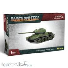 Gale Force Nine Boardgame GFNCSS05 - Clash of Steel T-34/85 Scout Company (x4 Plastic)