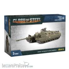Gale Force Nine Boardgame GFNCSU01 - Clash of Steel T28 Assault Tank Platoon (x3 Plastic)