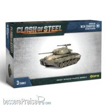 Gale Force Nine Boardgame GFNCSU06 - Clash of Steel M24 Chaffee Recon Platoon (x3 Plastic)