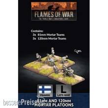 Battlefront Miniatures GFNFI705 - 81mm and 120mm Mortar Platoons (x6)