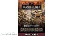 Battlefront Miniatures GFNFW261B - British Unit Cards (Late War x24 cards)