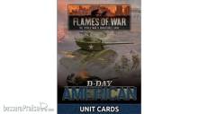 Battlefront Miniatures GFNFW262U - D-Day American Unit Cards (x42 cards)