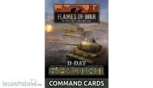Battlefront Miniatures GFNFW263C - D-Day German Command Cards (x50 cards)