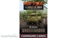 Battlefront Miniatures GFNFW264C - D-Day British Command Cards (47 cards)