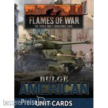 Battlefront Miniatures GFNFW270U - Bulge: Americans Unit Cards (66x Cards)