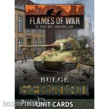 Battlefront Miniatures GFNFW271U - Bulge: Germans Unit Cards (105x Cards)