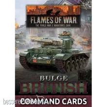 Battlefront Miniatures GFNFW272C - Bulge: British Command Cards (58x Cards)