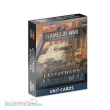 Battlefront Miniatures GFNFW276UU - FoW Late War Leviathans: American Unit Cards (33x Cards) - Limited Edition