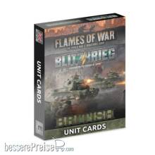 Gale Force Nine GFNFW281BU - Blitzkrieg British Unit Cards (x28 Cards) - Limited Edition