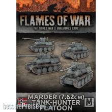 Battlefront Miniatures GFNGBX110 - Marder (7.62 cm) Tank Hunter Platoon (Mid War x4 Tanks)