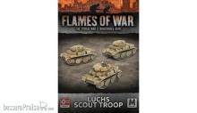 Battlefront Miniatures GFNGBX131 - Panzer II (Luchs) Scout Troop (Mid War x3 Tanks)