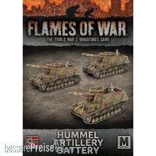 Battlefront Miniatures GFNGBX133 - Hummel 15cm SP Artillery Battery (Mid War x3 Tanks)