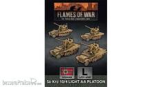 Battlefront Miniatures GFNGBX147 - SdKfz 10/4 Light AA Platoon (x4 Plastic)