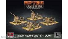 Battlefront Miniatures GFNGBX149 - 8.8cm Heavy AA Platoon (x4 Plastic)