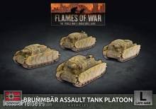 Battlefront Miniatures GFNGBX164 - Brummbar Assault Tank Platoon (x4)