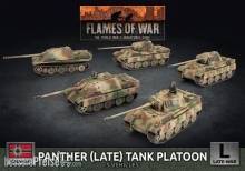 Battlefront Miniatures GFNGBX181 - Panther (late 7.5cm) / Jagdpanther (8.8cm) Platoon (5x Plastic)